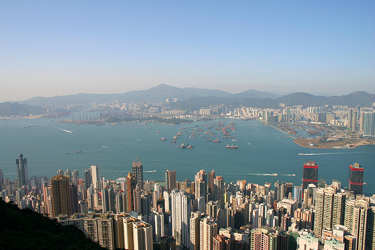 Hong Kong From Victoria Peak March 6 Skyscraper City Forum