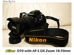 Nikon D70 with kit lens