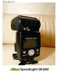 Nikon SpeedLight SB-800 (Back)
