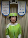 This receptionist is fluent in English, Chinese and Japanese and can assist you if you have any questions about the Expo